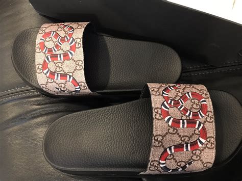 gucci snake slides men& 39|gucci slides men price.